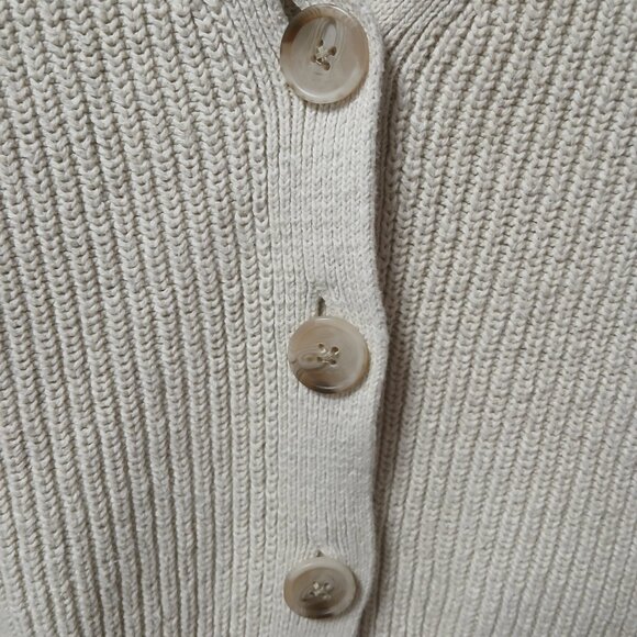 Tan/Beige button sweater - Picture 3 of 4